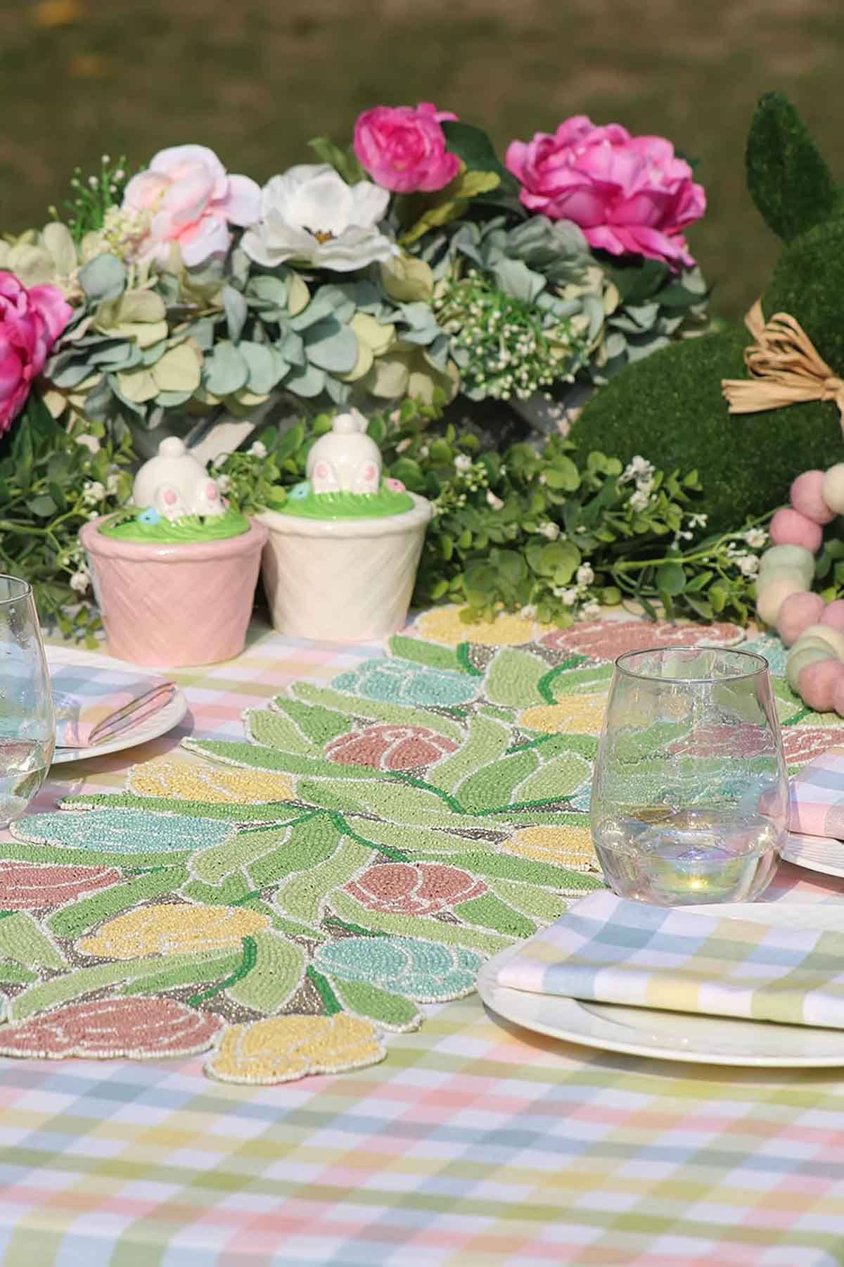 Cotton Craft Gingham Tablecloth best easter tablecloths