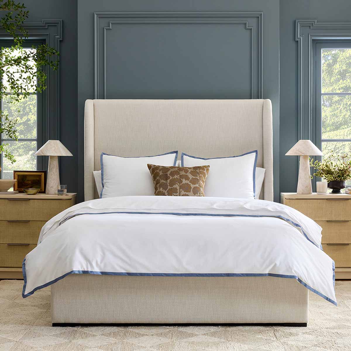 Williams Sonoma Sonoma Upholstered Storage Bed best upholstered wingback beds