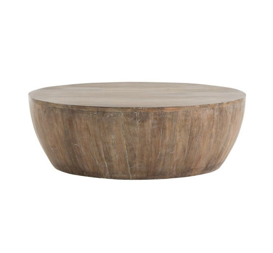 ARTERIORS Jacob Coffee Table, Tobacco best rustic round coffee tables
