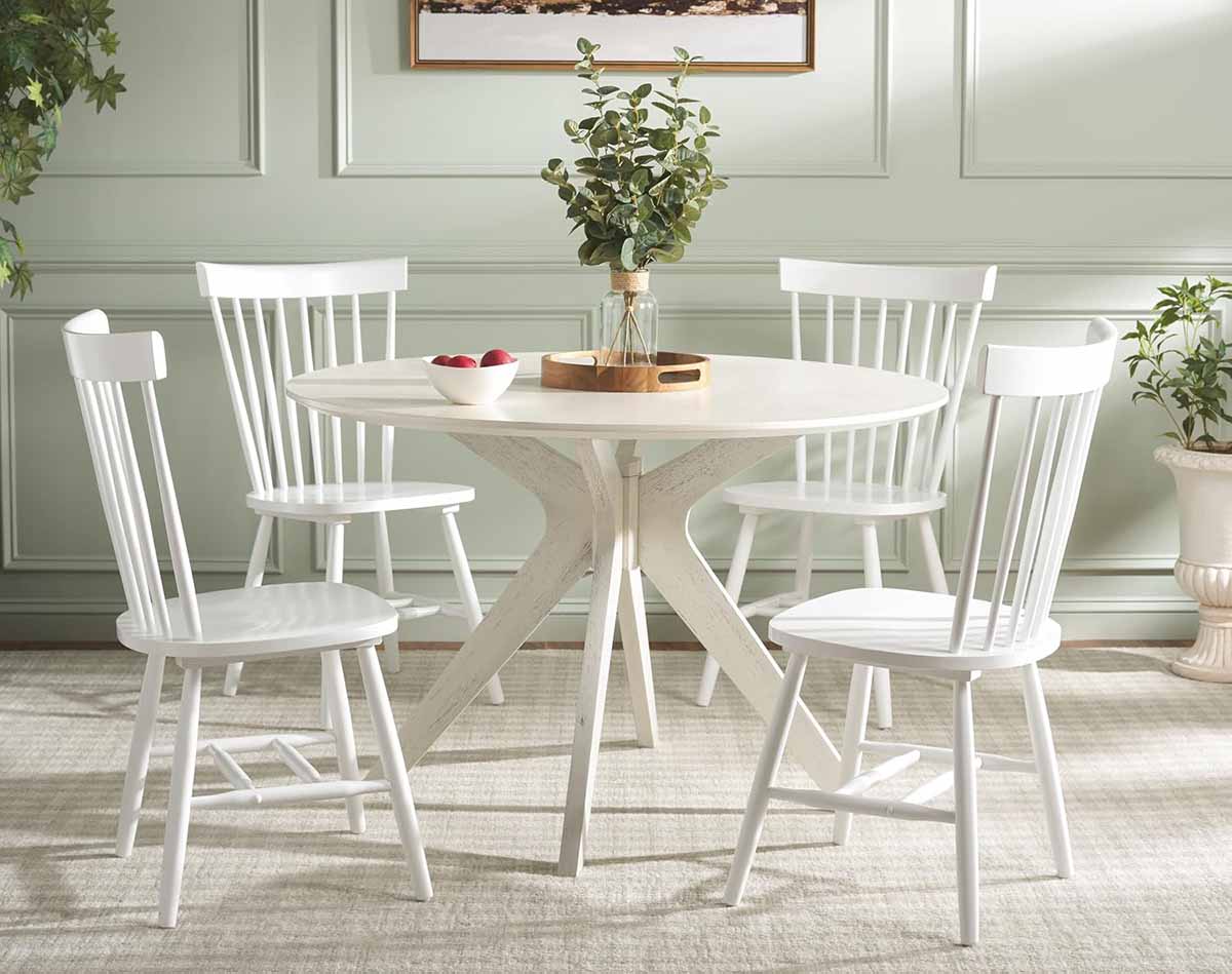 Safavieh Parker Windsor Dining Chair White best windsor dining chairs