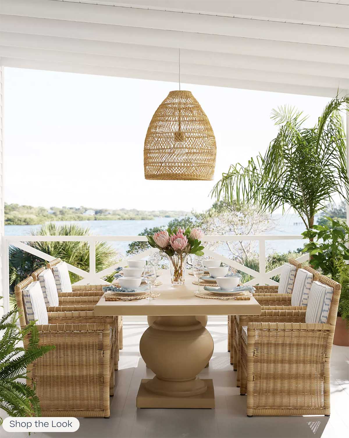 Serena and LIly Terrace Dining Table Sandstone best concrete outdoor dining tables