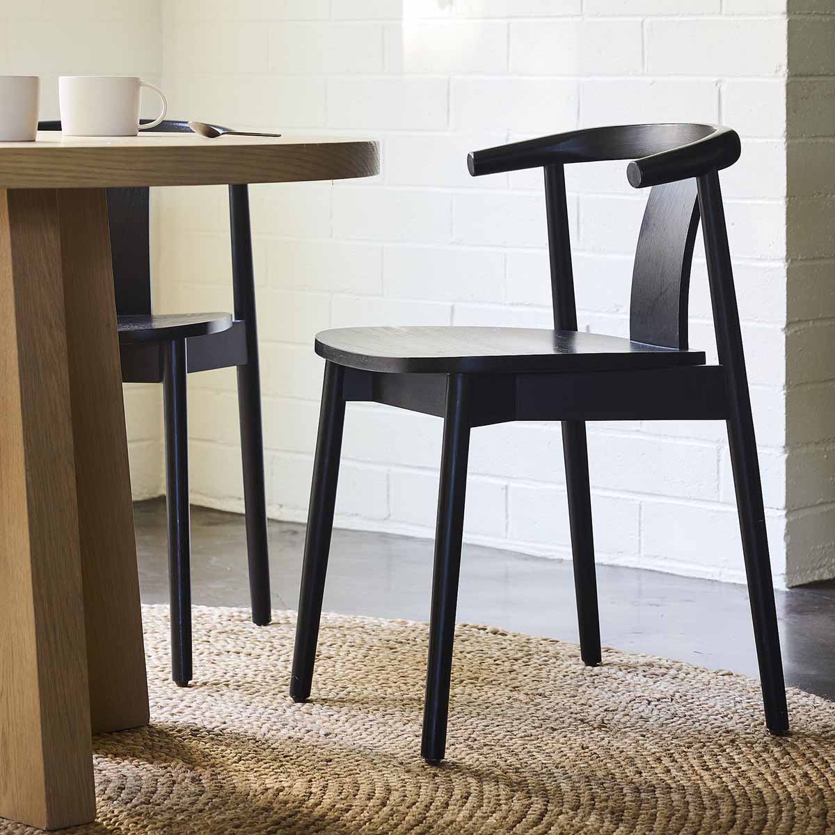 West Elm Wingate Dining Chair Black best windsor dining chairs