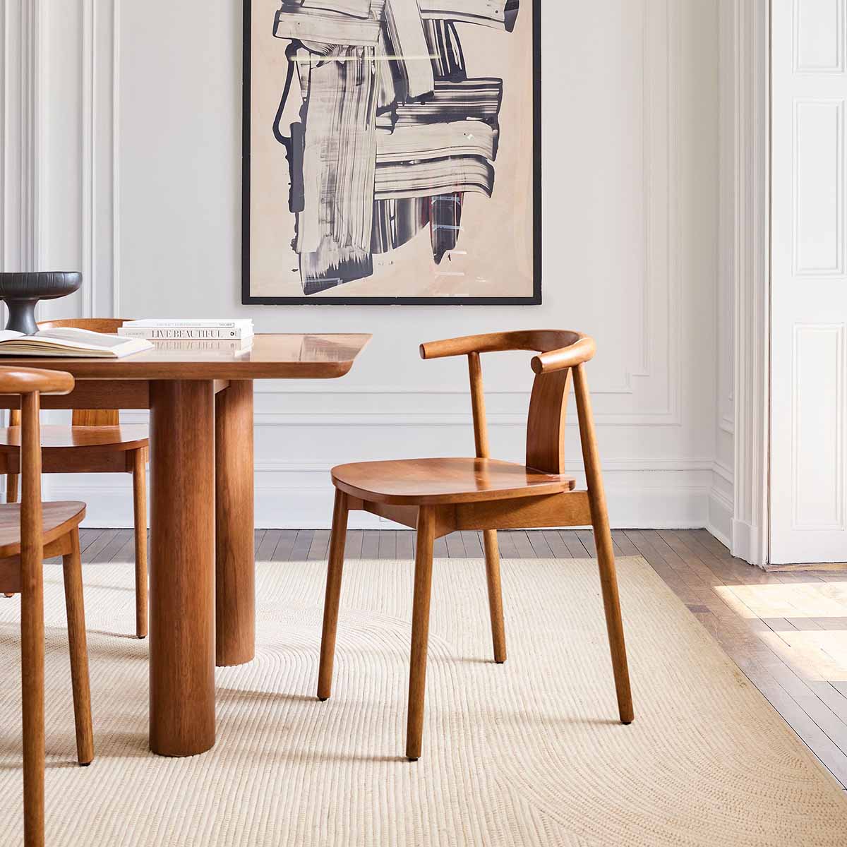 West Elm Wingate Dining Chair Cool Walnut best windsor dining chairs