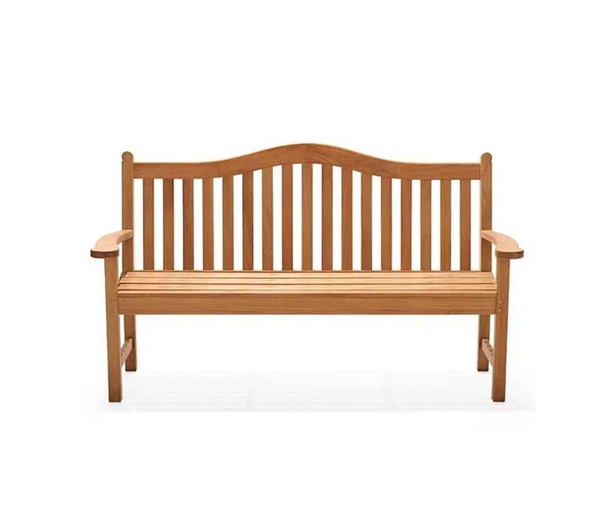 Highland Dunes Mahle Solid Wood Teak Outdoor Bench best teak outdoor benches 