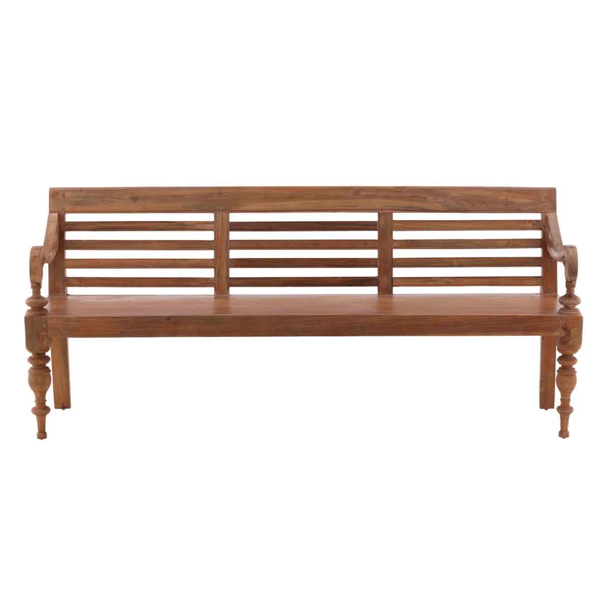 Laurel Foundry Modern Farmhouse Bruton Solid Wood Teak Outdoor Bench best teak outdoor benches