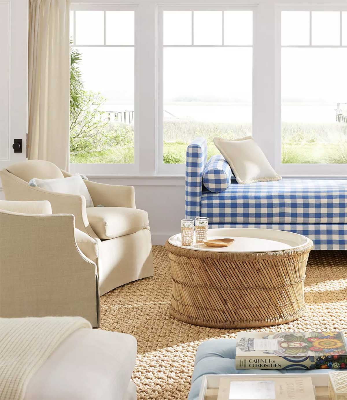 Serena and LIly Market Coffee Table best drum coffee tables