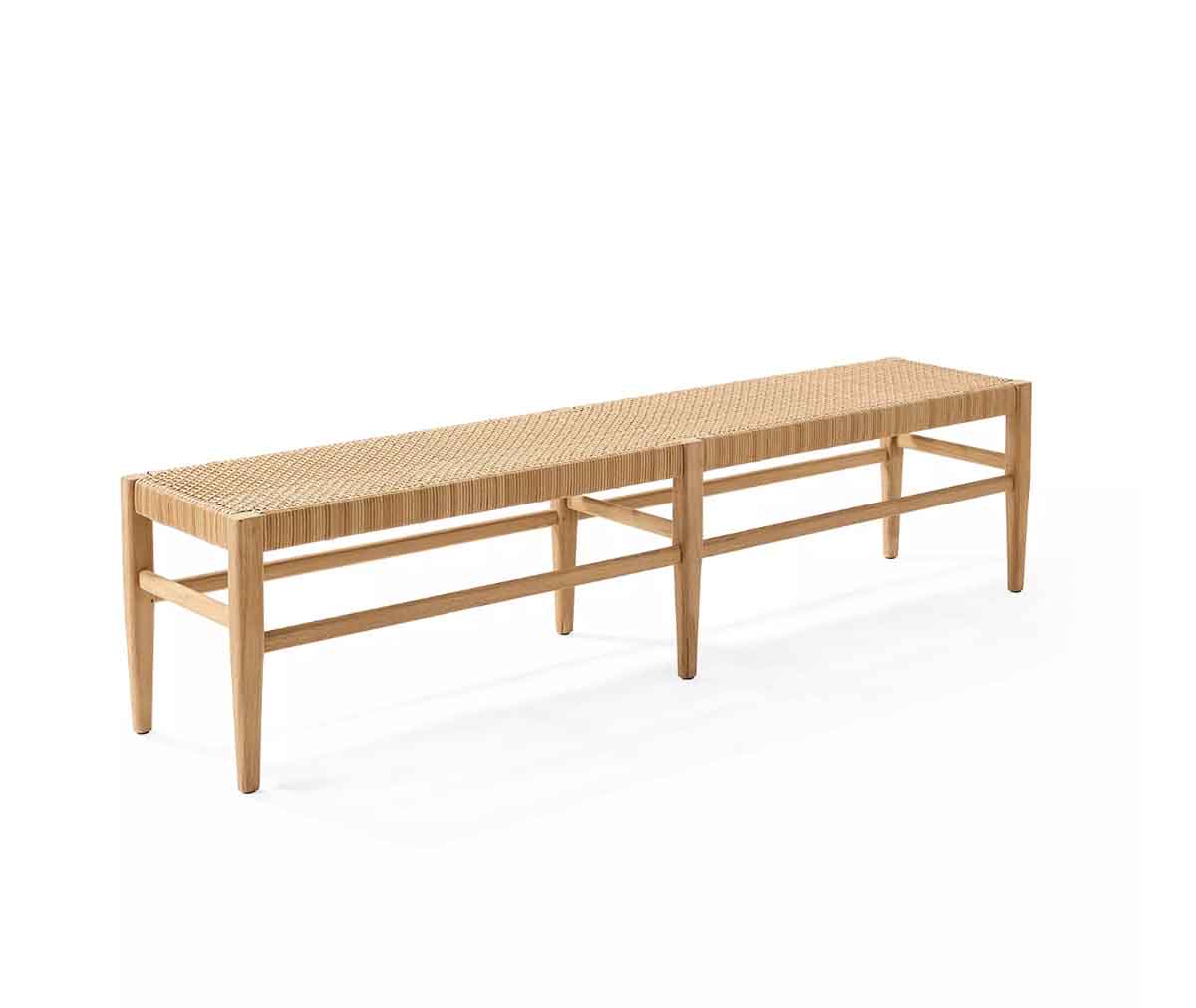 Serena and LIly Tiburon Teak Backless Bench best outdoor teak benches 