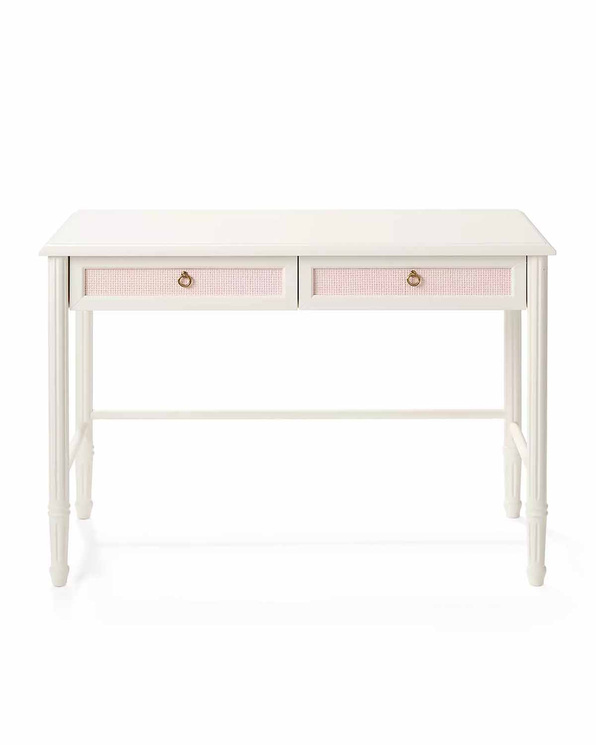 Serena and Lily Wren Desk White Blossom Pink best cane desks