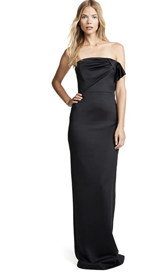 Black Halo Women's Divina Gown Black wedding guest dresses