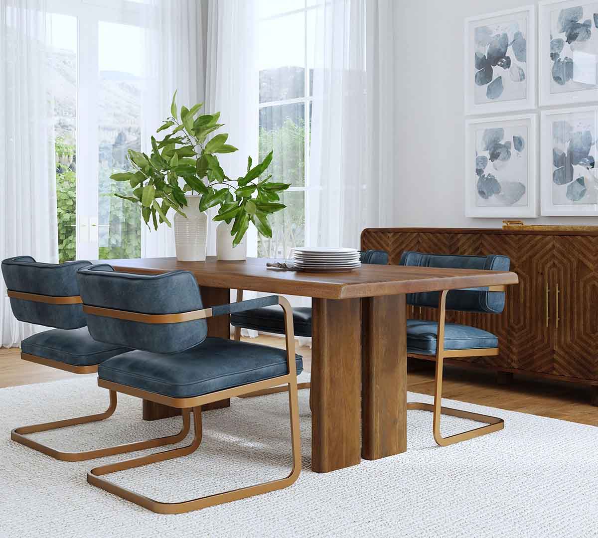 Pottery Barn Delta Rectangular Dining Table (80) rustic rectangular dining tables best
