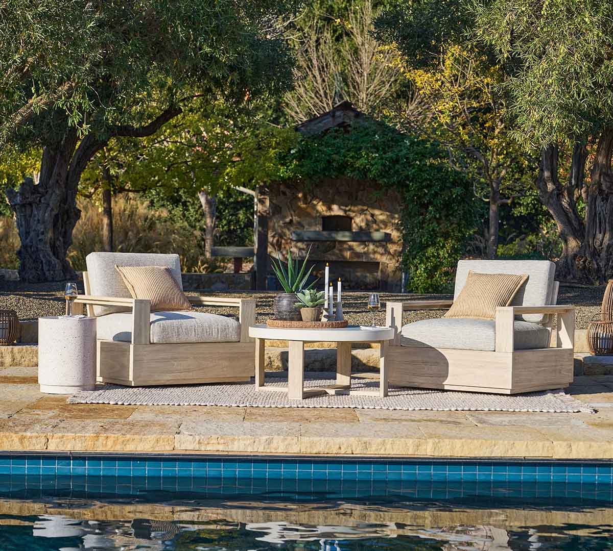 Pottery Barn Monterey Outdoor Performance Rug neutral outdoor rugs best