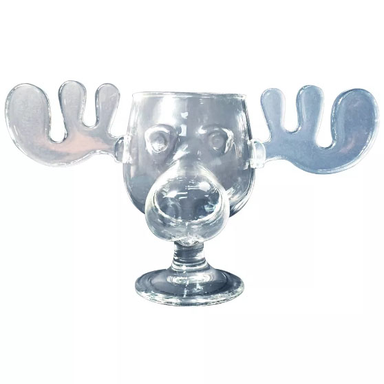 National Lampoon 8oz Glass Christmas Vacation Moose Mug