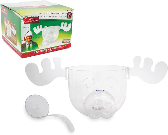 National Lampoons Christmas Vacation Marty Moose Punch Bowl holiday entertaining under 50 dollars