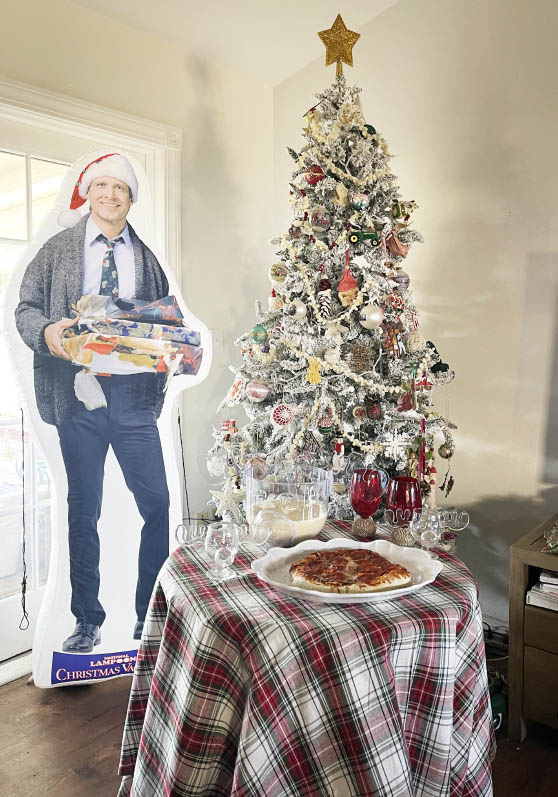 Lifestyle expert, journalist and entertaining blogger Candie Anderson of candieanderson.com shares her DII Tartan Plaid Tablecloth in red, white and green. It's perfect for winter and the charming classic Christmas season.