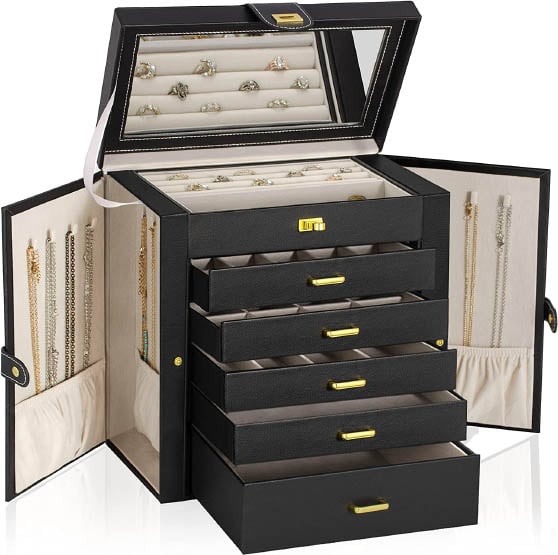 10 Black Jewelry Boxes You'll Love Candie Anderson