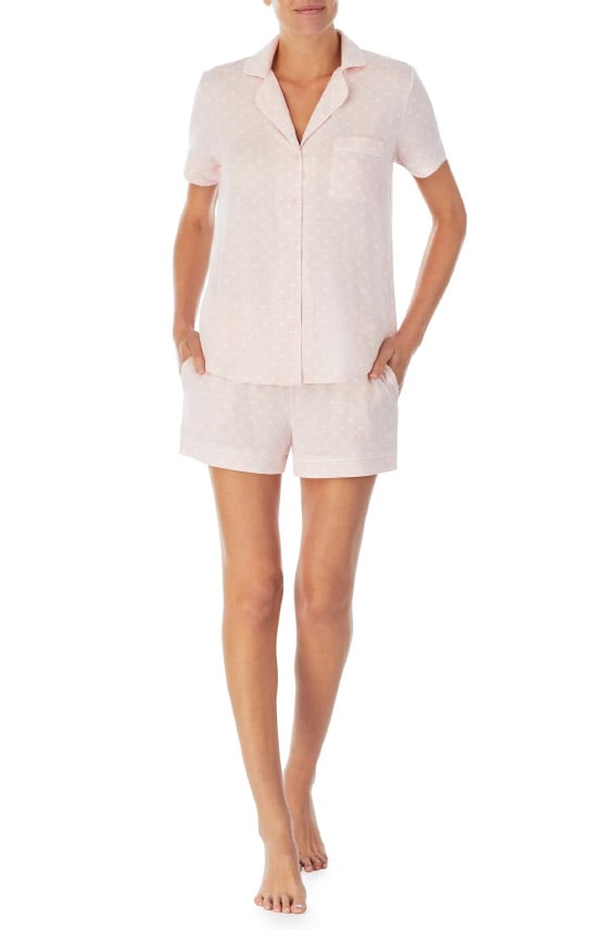 Kate Spade New York print short pajamas Pink Heart best valentines day pajamas