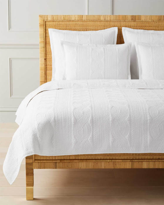 Serena and Lily Mainsail Quilt White best summer quilts