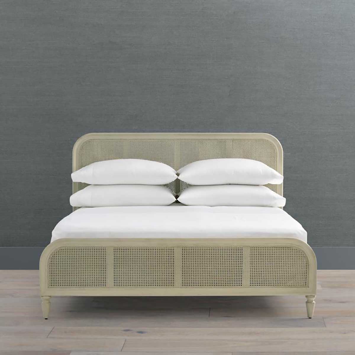 Frontgate Alayna Cane Bed French Linen best cane beds