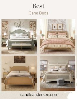 Interior design expert, journalist and lifestyle blogger Candie Anderson of candieanderson.com has the scoop on the 20 best cane beds in the top interior design styles and trends.