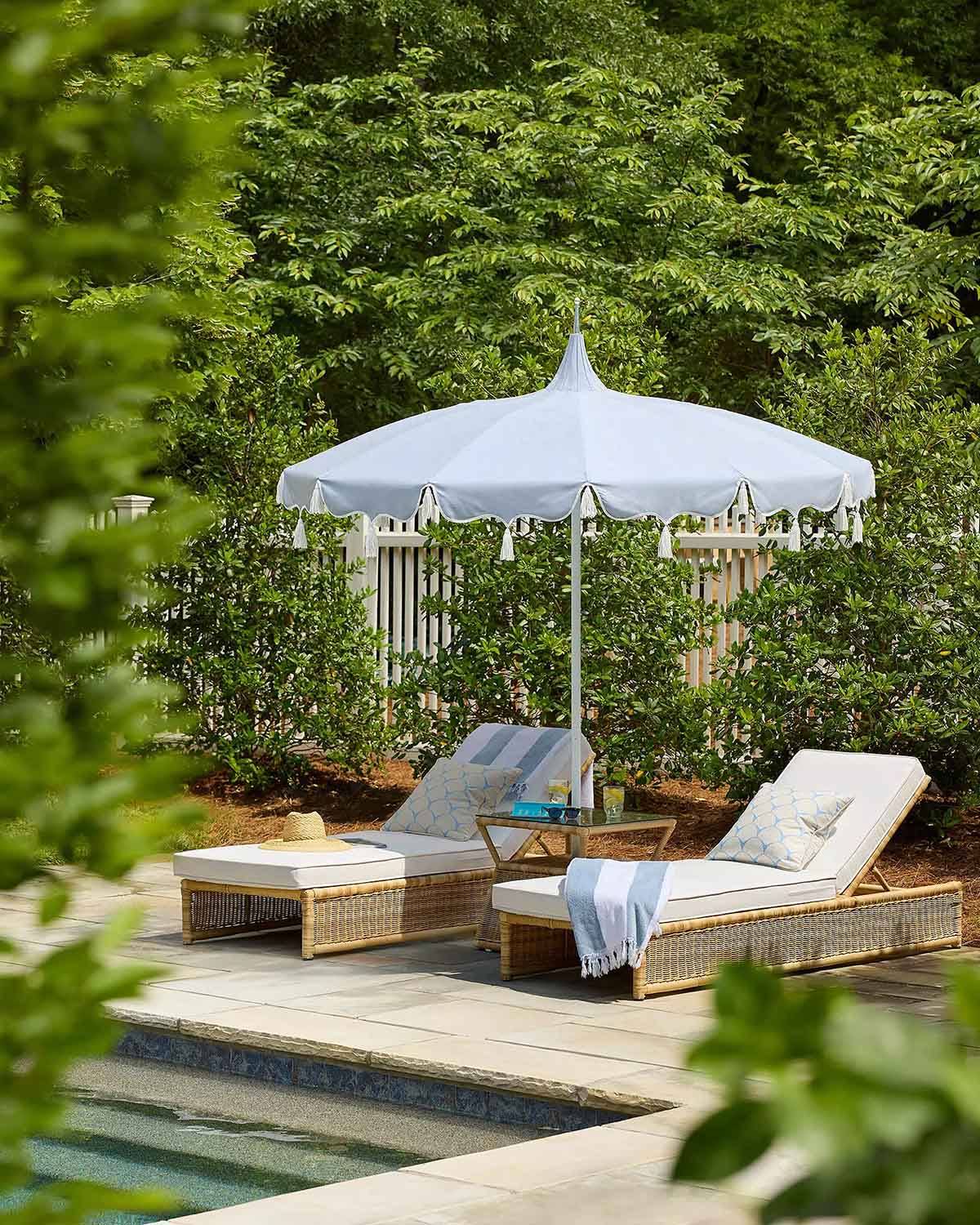 Serena and Lily Pacifica Chaise - Light Dune best wicker chaise lounge chairs