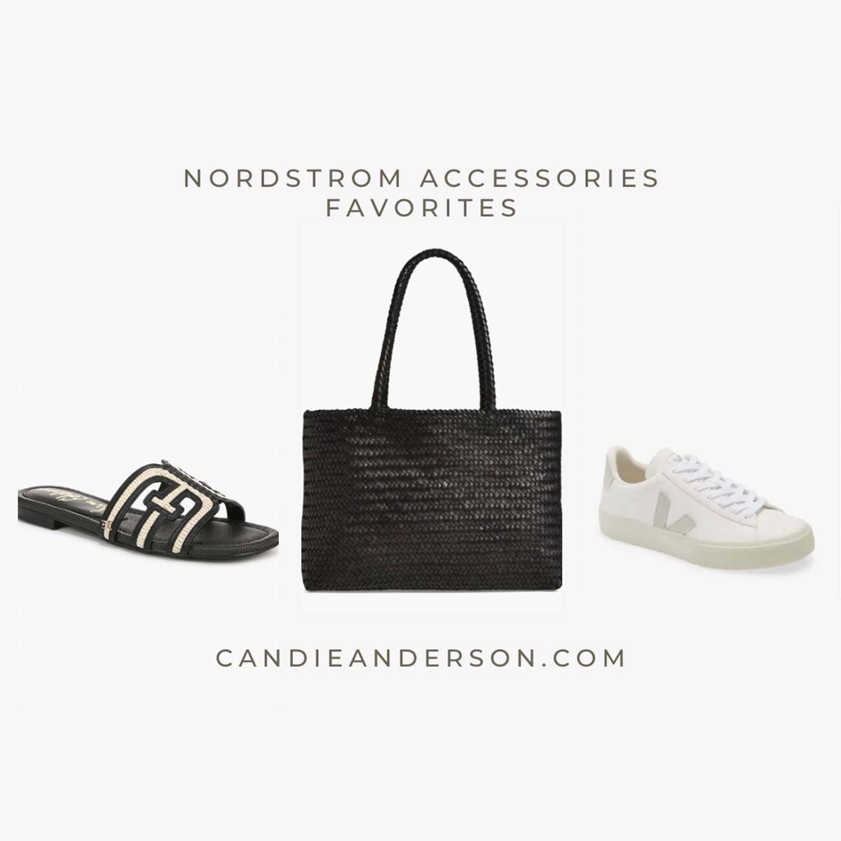 Style expert, journalist and blogger Candie Anderson of candieanderson.com shares her Nordstrom shoes and accessories favorites. 