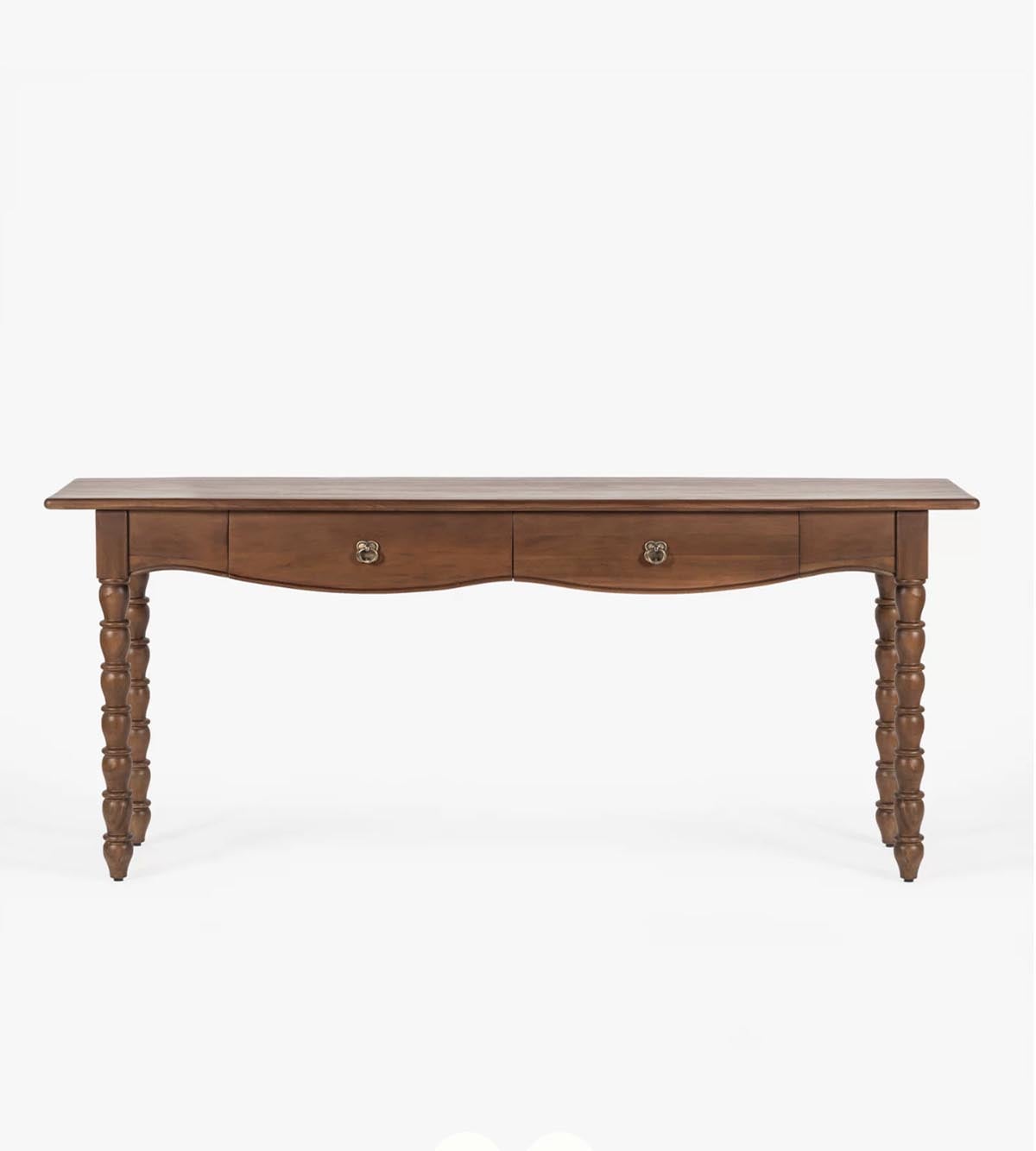 Anthropologie Spindle Wood Console Table brown best spindle console tables