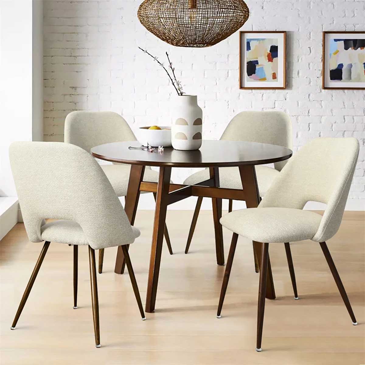 Wade Logan Aunnika 19'' H Upholstered Side Chair set of four wayfair black friday july sale