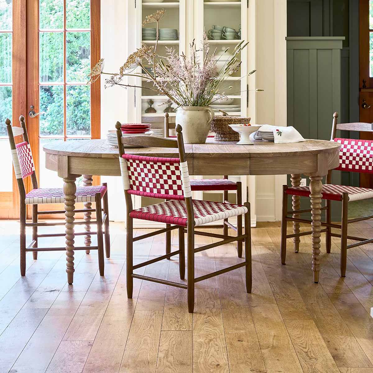 GreenRow Stella Spindle Leg Extending Dining Table best turned leg dining tables