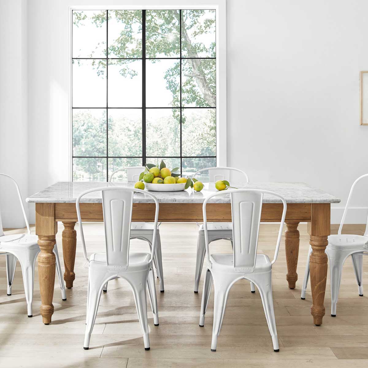 Williams Sonoma Harvest Rectangular Dining Table (72") best turned leg dining tables