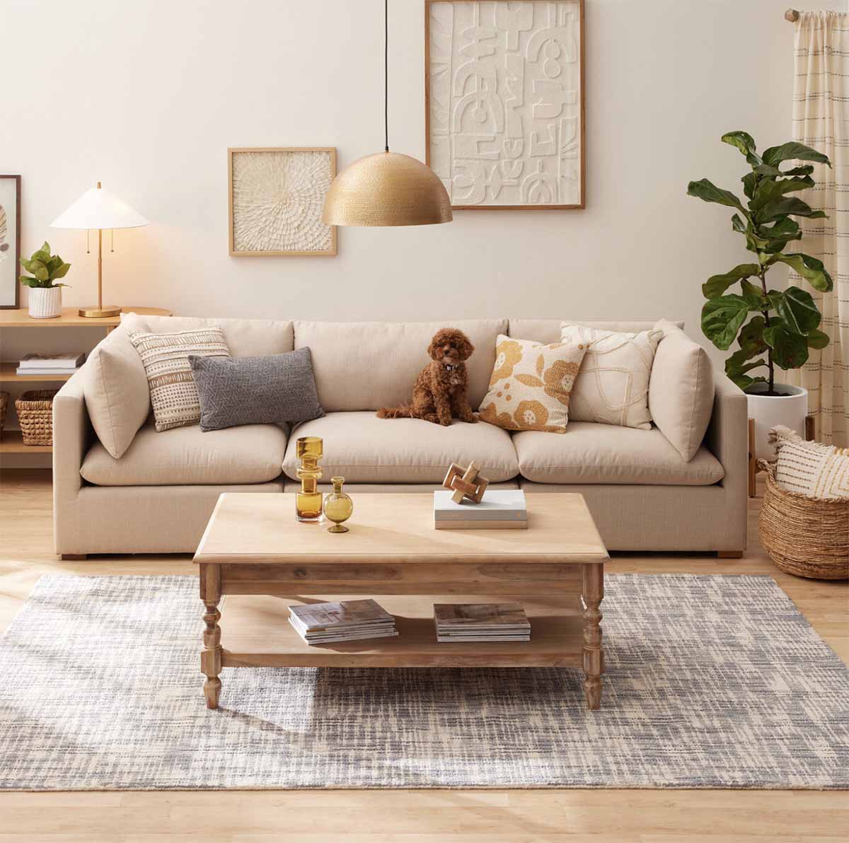 World Market Everett Wood Coffee Table best turned leg coffee tables 