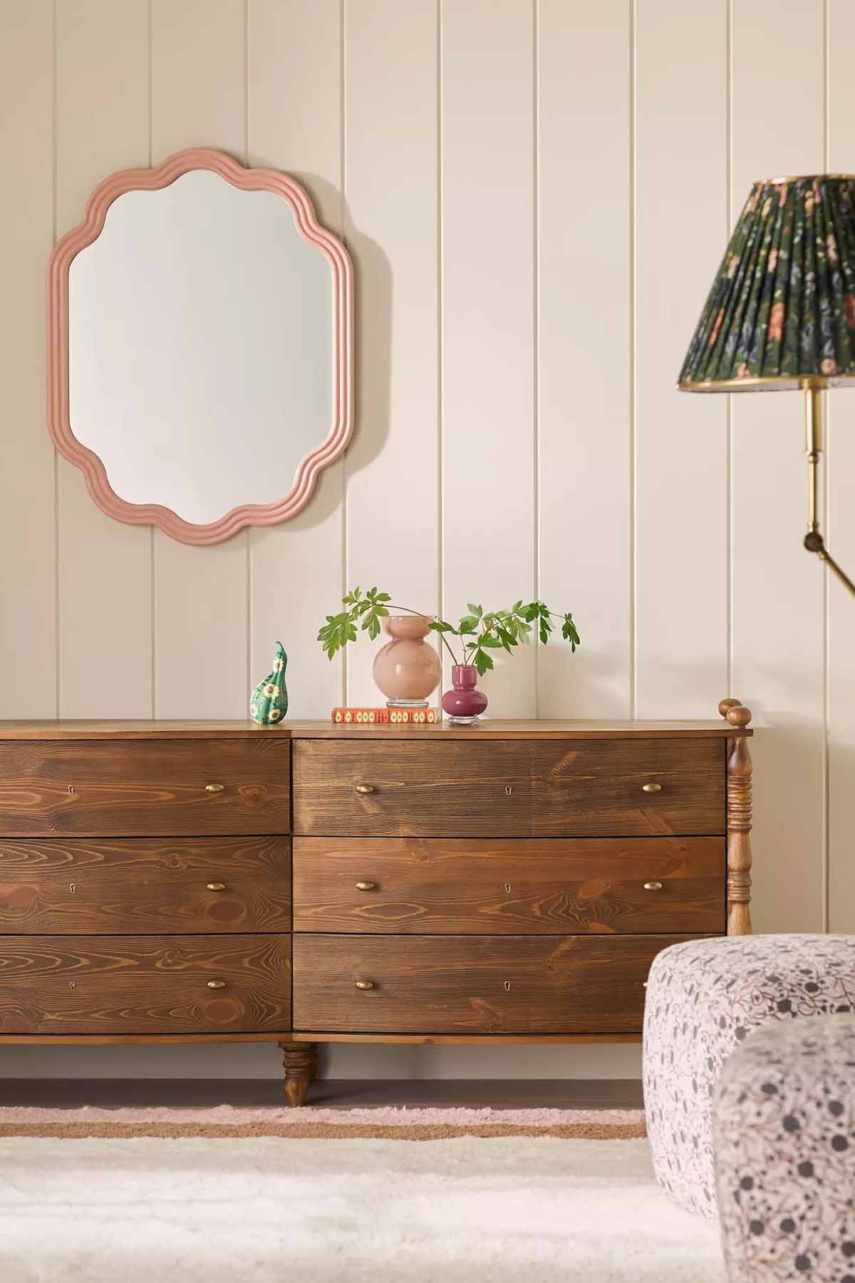Anthropologie Spindle Six-Drawer Dresser Tobacco spindle dressers best