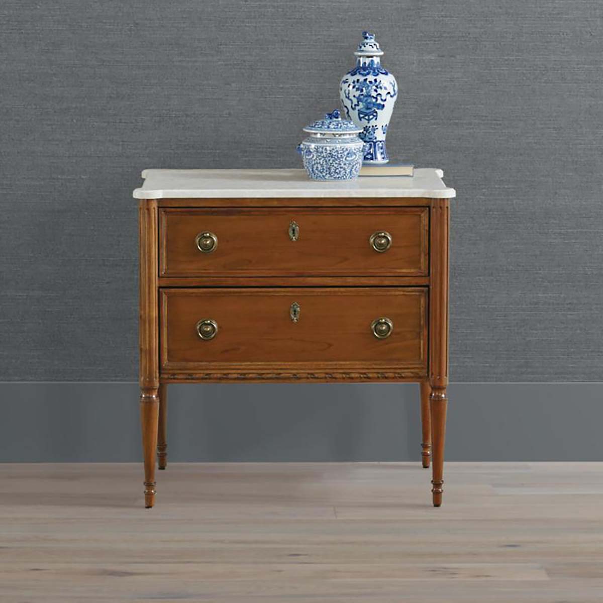 Frontgate Etienne Nightstand Acorn best marble nightstands
