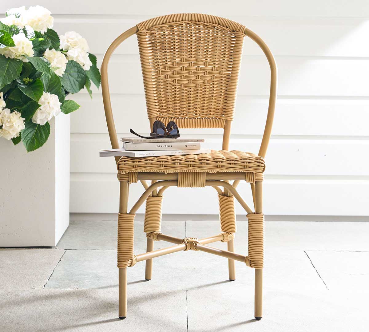 Pottery Barn Westport Wicker Outdoor Dining Outdoor Bistro Chair best french bistro outdoor dining chairs