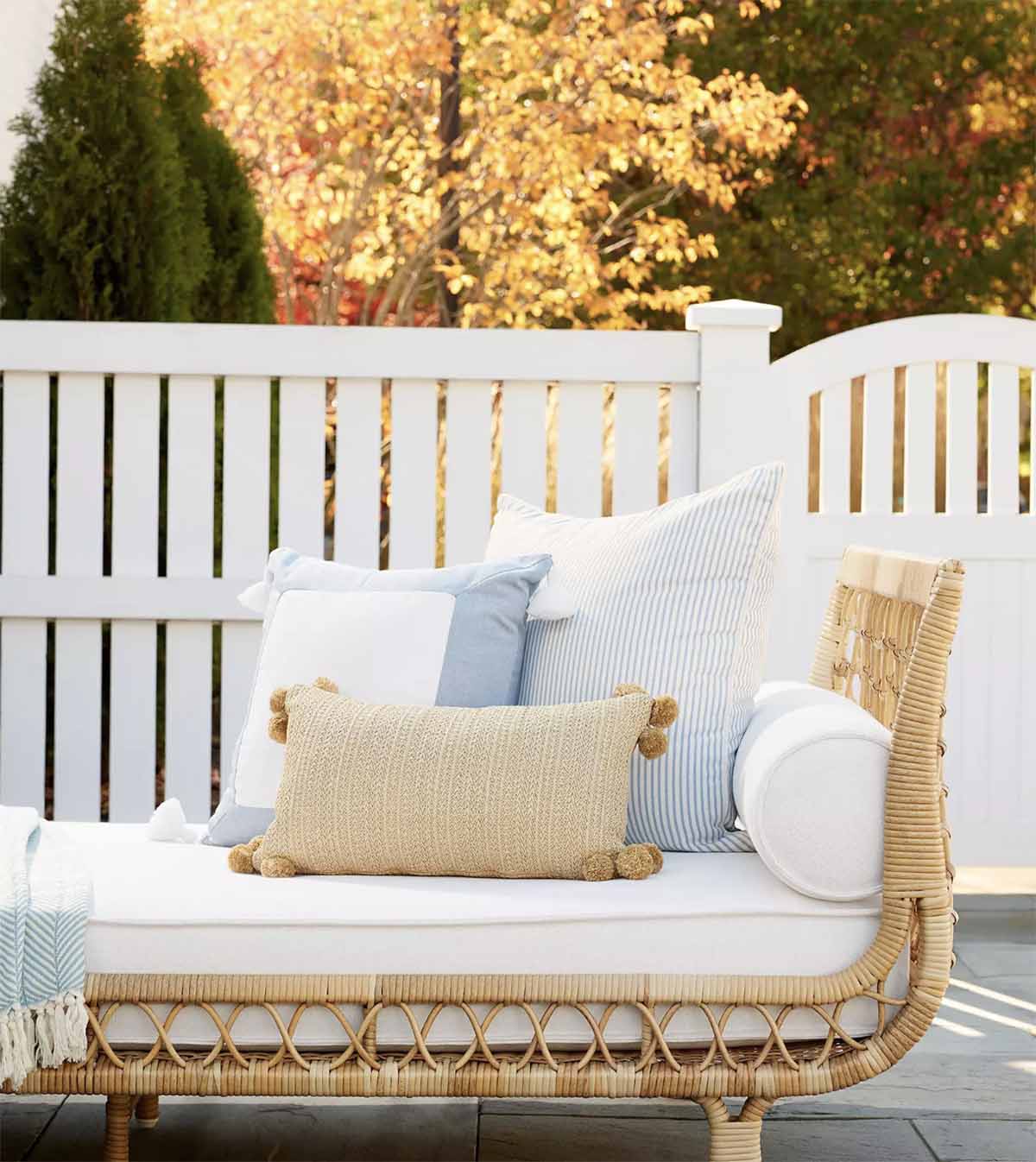 Serena and Lily Capistrano Daybed - Light Dune best wicker outdoor daybeds