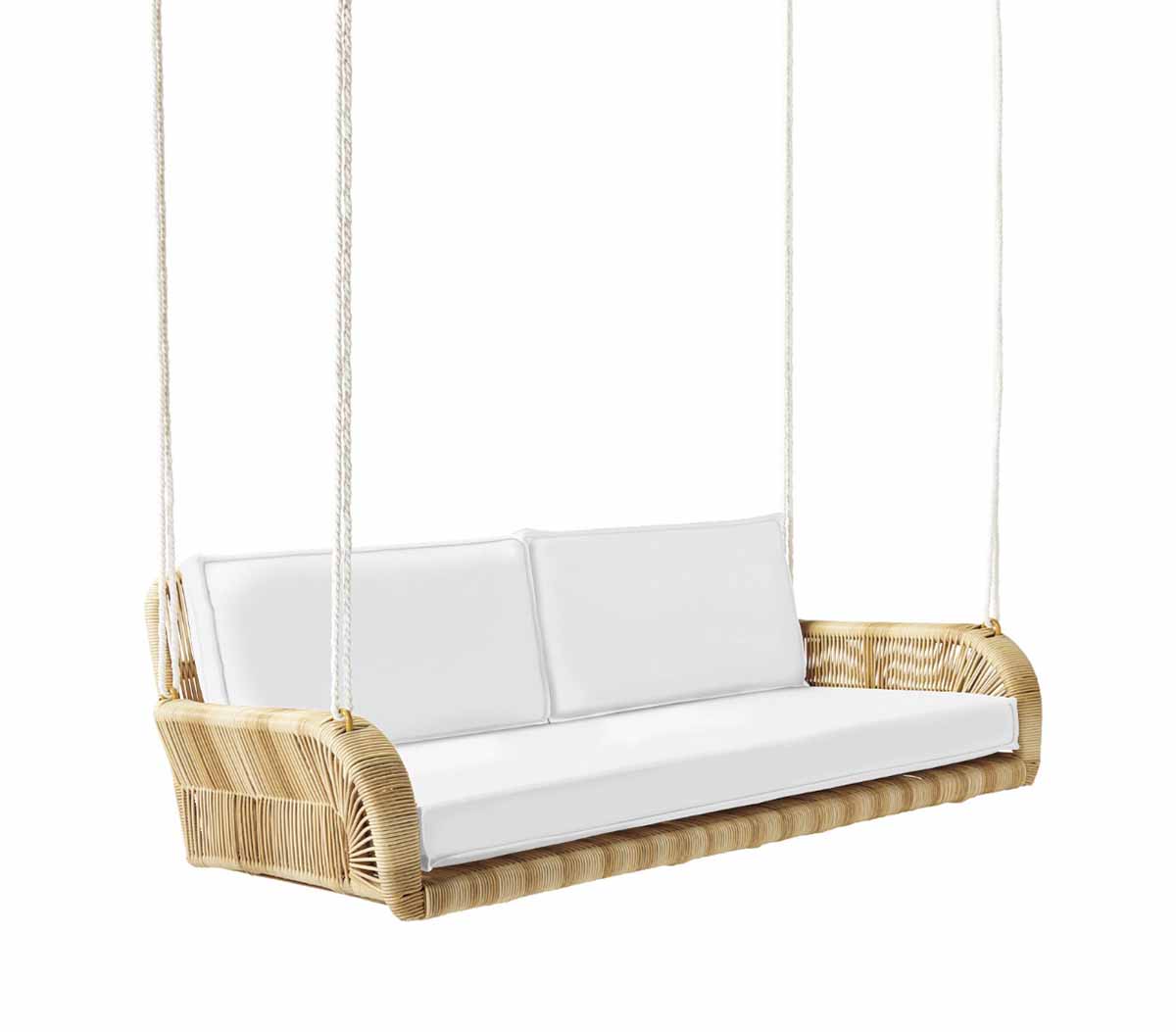 Serena and Lily Springwood Hanging Daybed best wicker outdoor daybeds