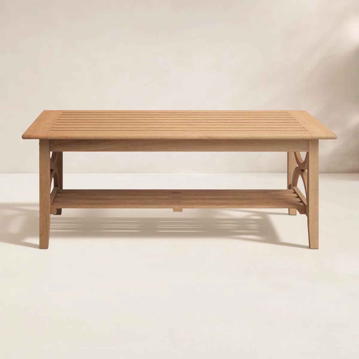 Birch Lane Brunswick Teak Coffee Table Natural best outdoor teak coffee tables