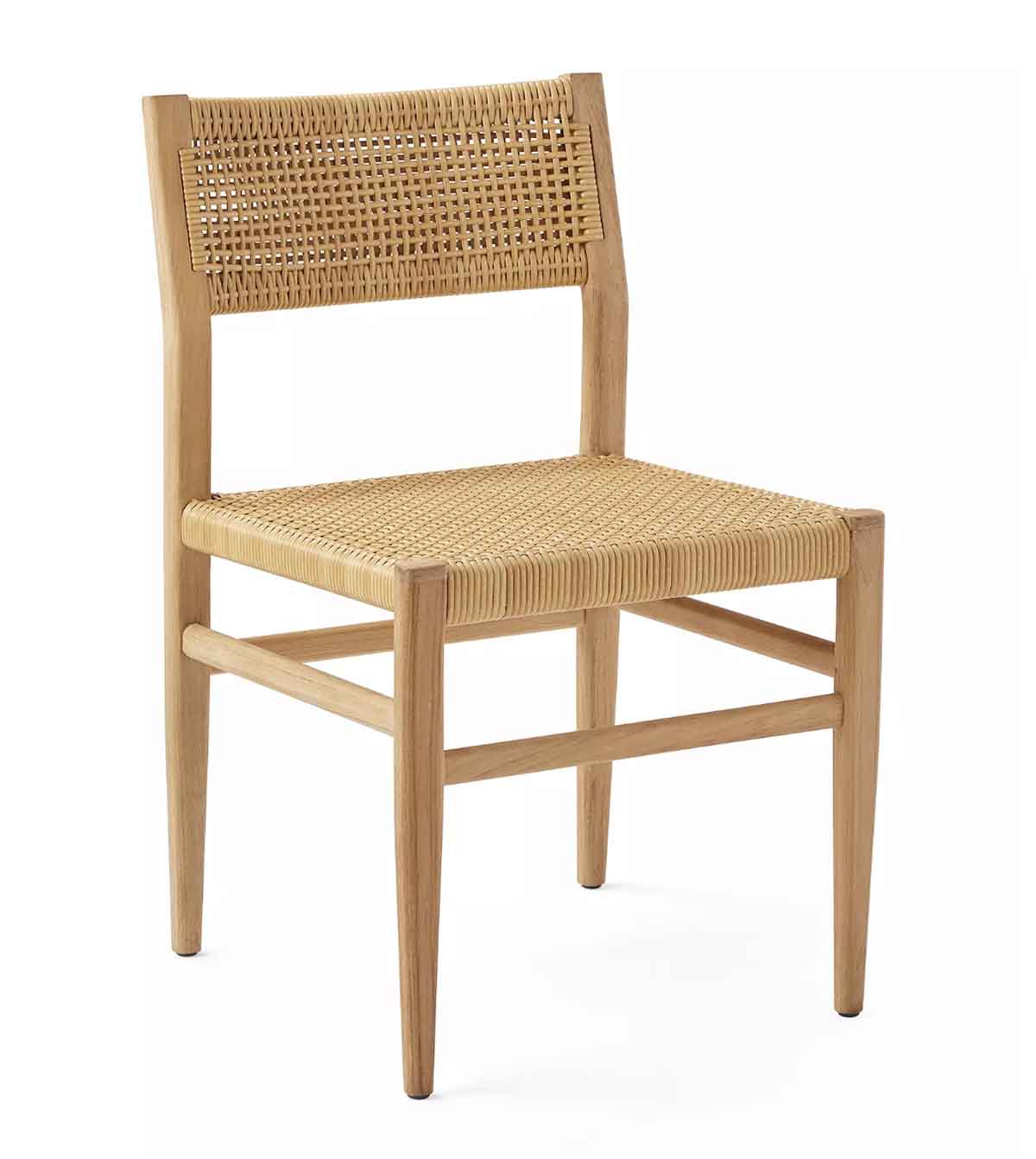 Serena and Lily Tiburon Teak Dining Chair best teak outdoor dining chairs