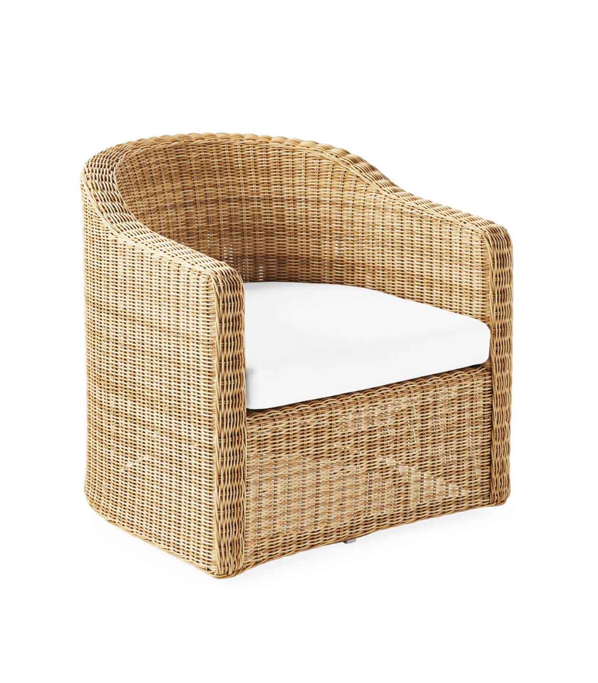 Serena & Lily Tofino Swivel Chair best outdoor wicker swivel chairs