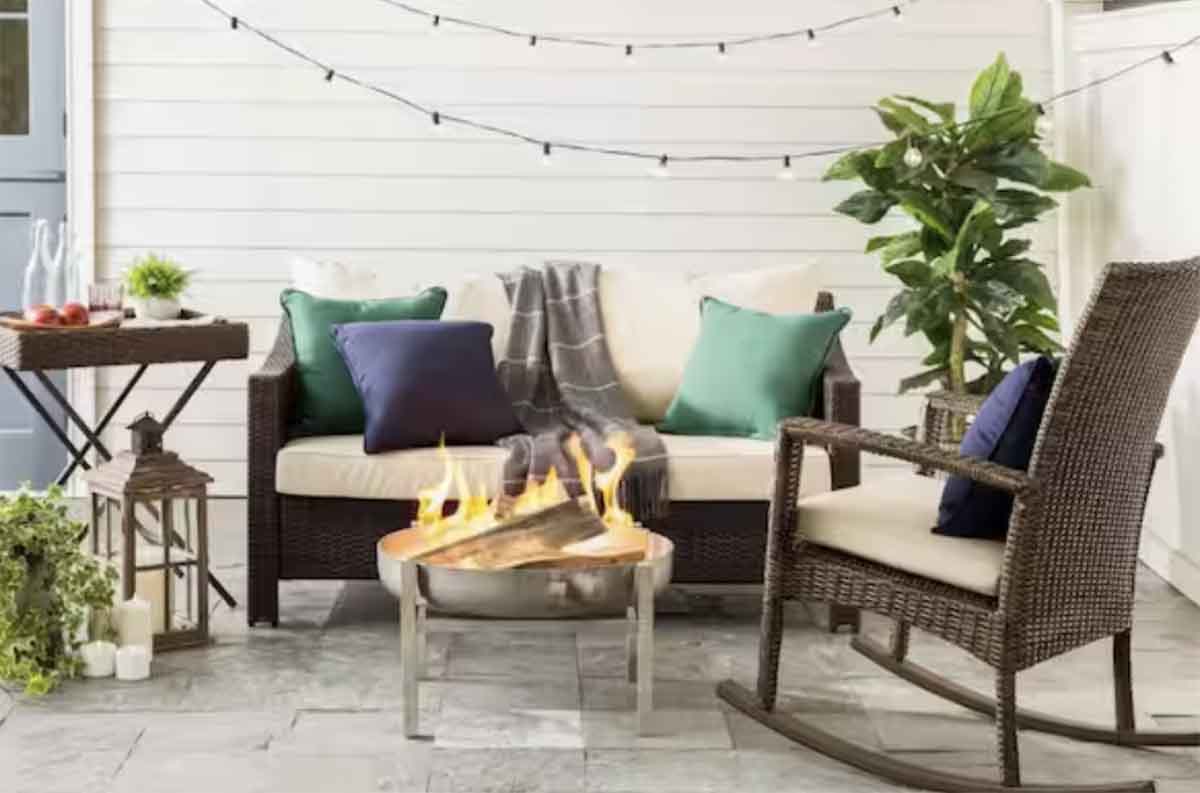 Tortuga Outdoor Bayview All-Weather Pecan Wicker Rocking Chair best outdoor wicker rocking chairs rockers patio