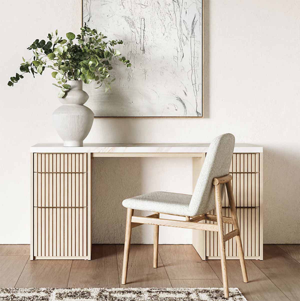 Crate & Barrel Batten Desk best marble desks