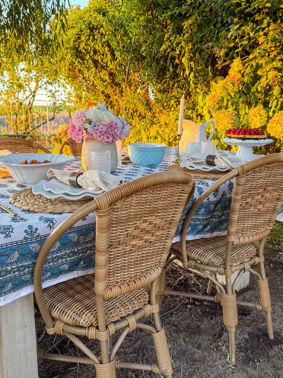 Entertaining expert, journalist and lifestyle blogger Candie Anderson of candieanderson.com shares the secret to creating a beautiful outdoor summer dinner party with items that you can save a bundle on at the Wayfair Black Friday in July event taking place July 23 and 24, 2026 only.