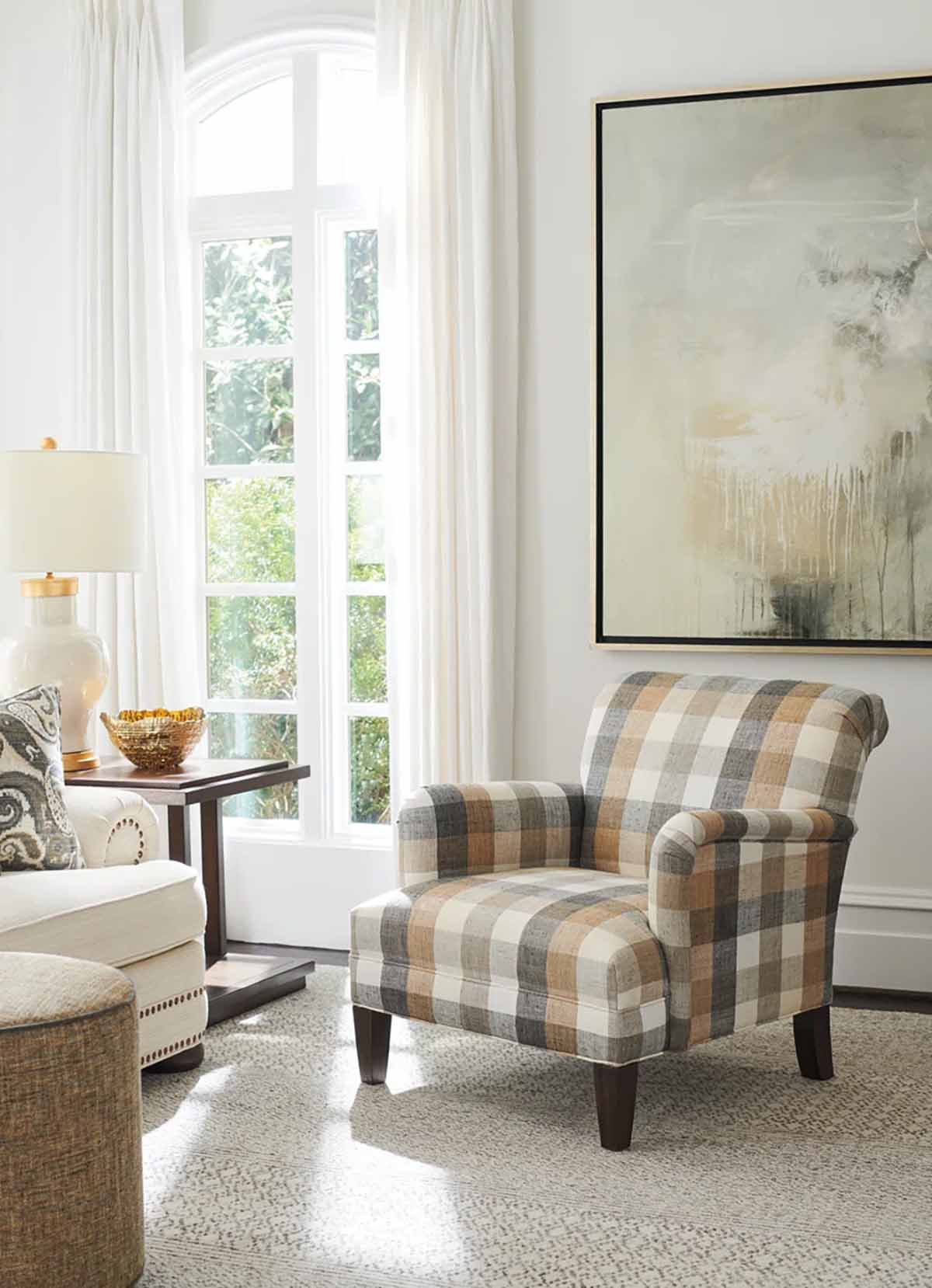 Lexington Silverado Patterson Chair best plaid armchairs
