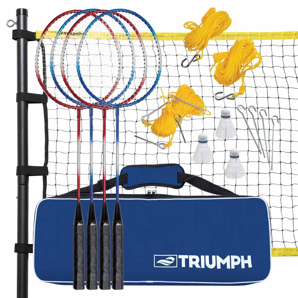 Triumph Sports Badminton Set is the perfect game for a tailgate.
