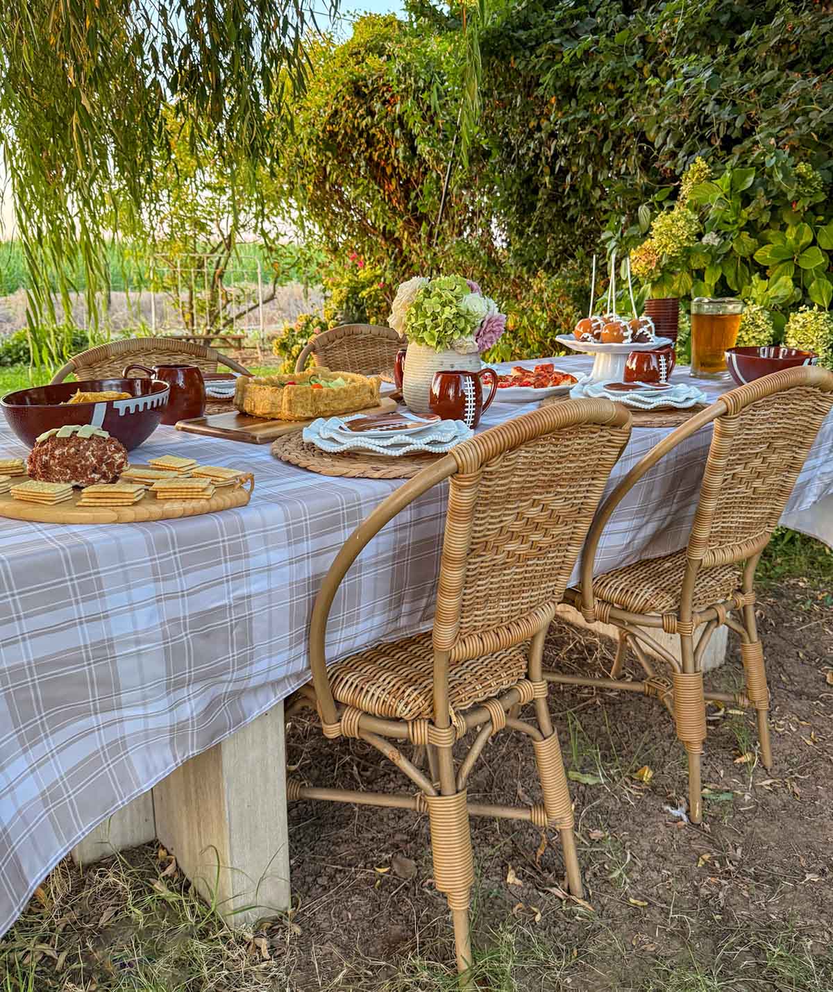 Entertaining expert, journalist and lifestyle blogger Candie Anderson of candieanderson.com shows you how to host a tailgate at home just in time for football season!