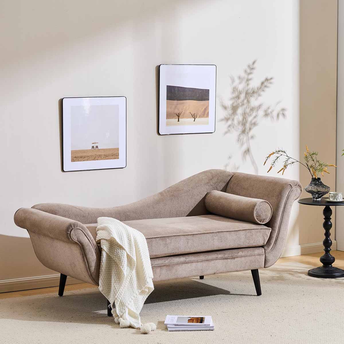 Christopher Knight Home Willer Velvet Upholstered Chaise Lounge best chaise lounges
