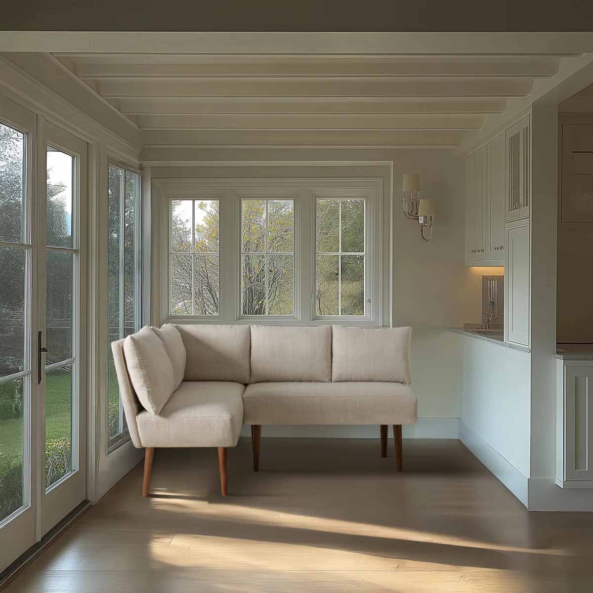 George Oliver Nalaya 2-Piece Dining Banquette best dining banquettes