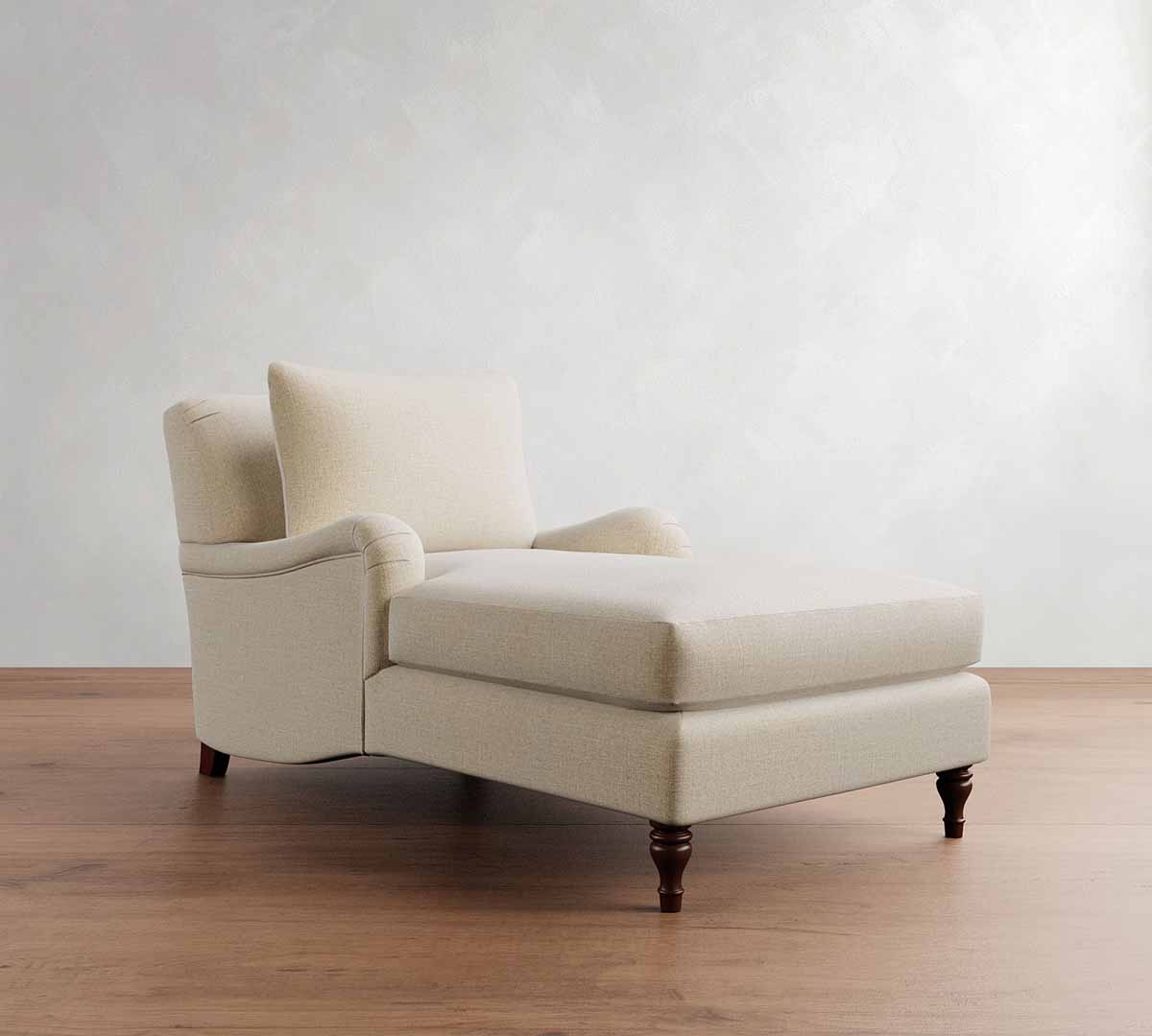 Pottery Barn Carlisle Chaise Lounge Performance Everydaylinen Oatmeal best upholstered chaise lounges chairs