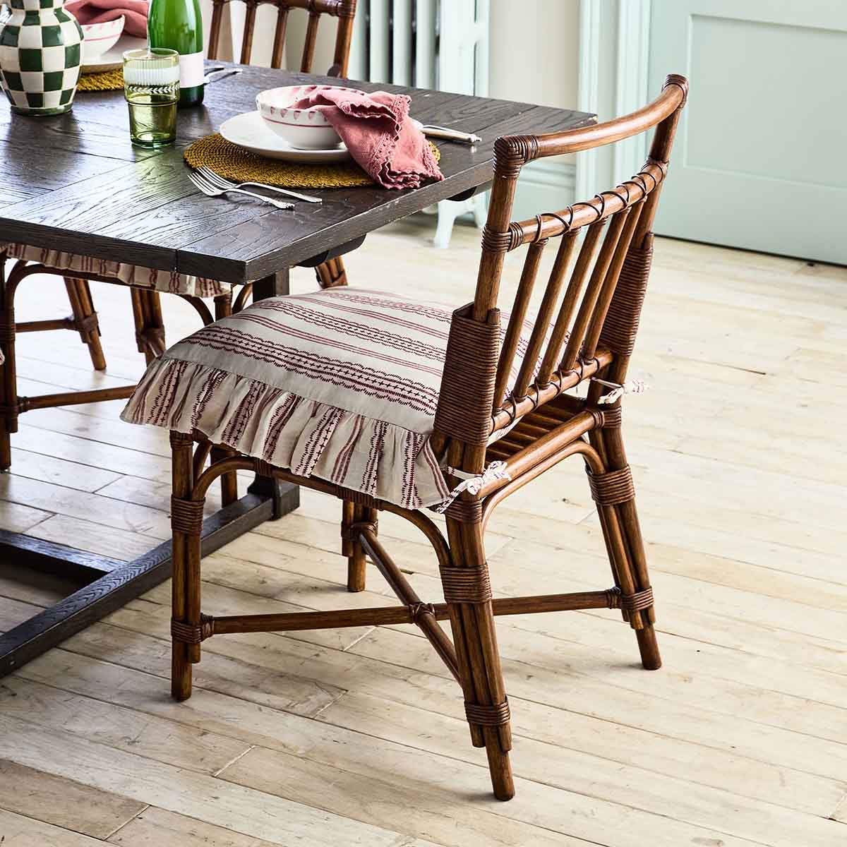 GreenRow Sadie Rattan Dining Chair best rattan dining chairs dining room