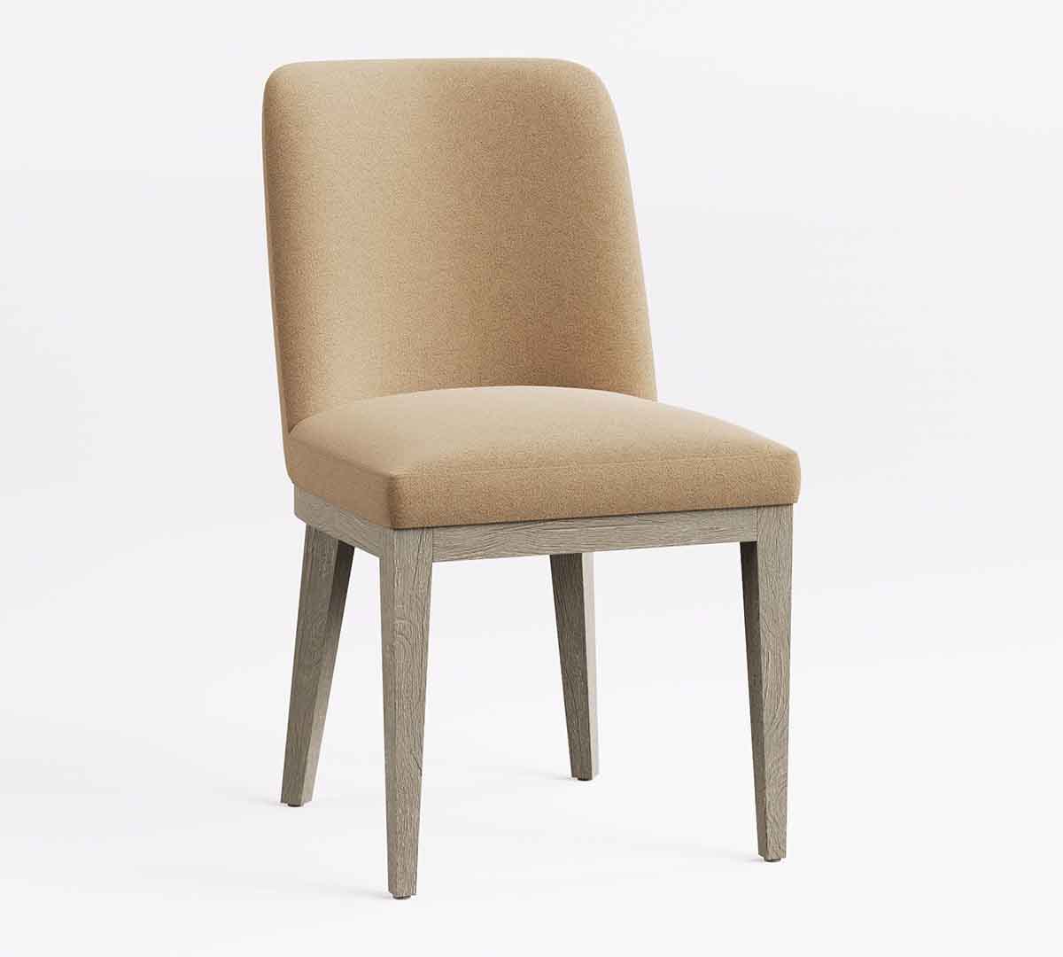 Pottery Barn Layton Upholstered Dining Chair Camel Performance Everydayvelvet best brown velvet dining chairs