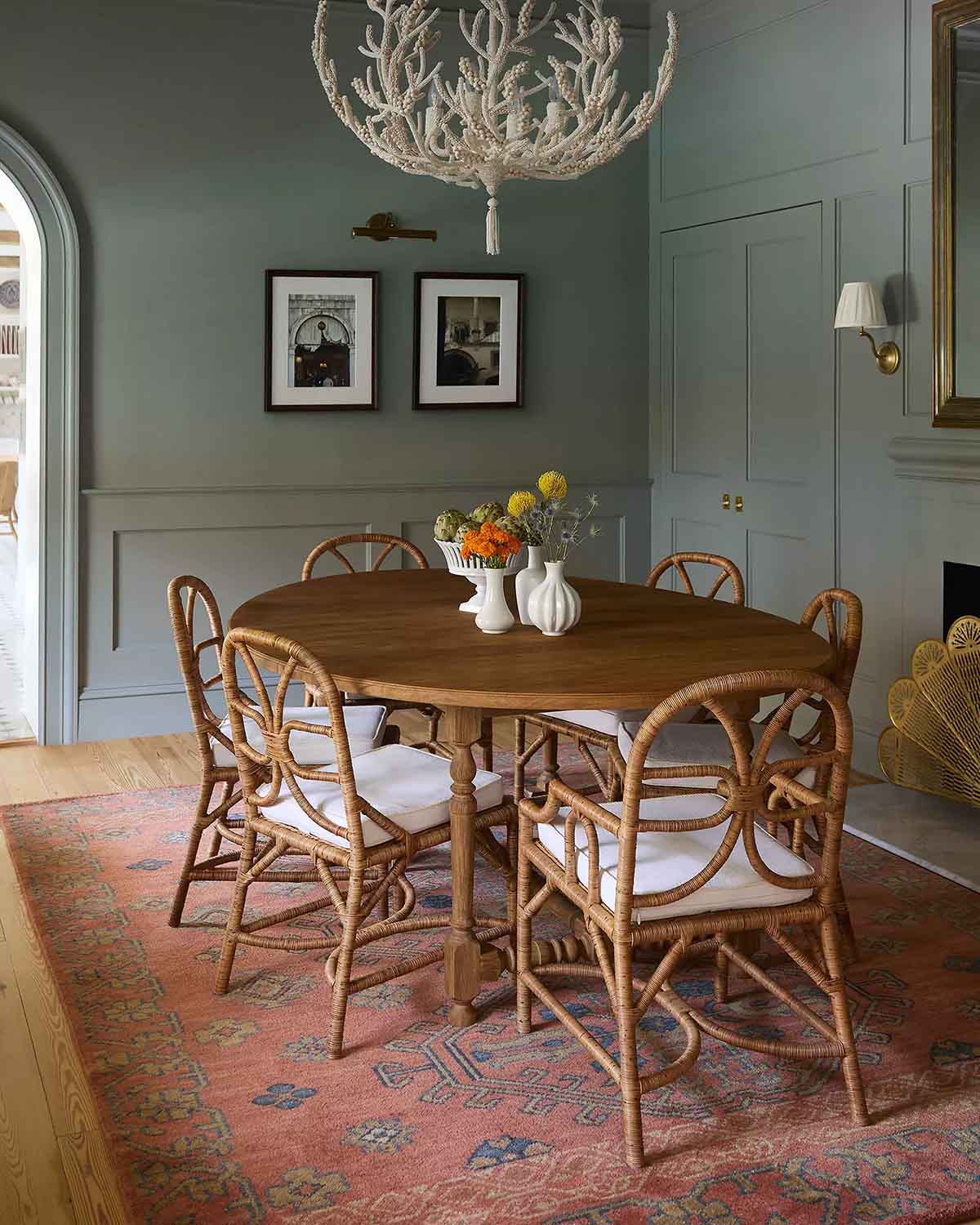 Serena and Lily Antica Rattan Dining Chair Sepia best rattan dining chairs dining room